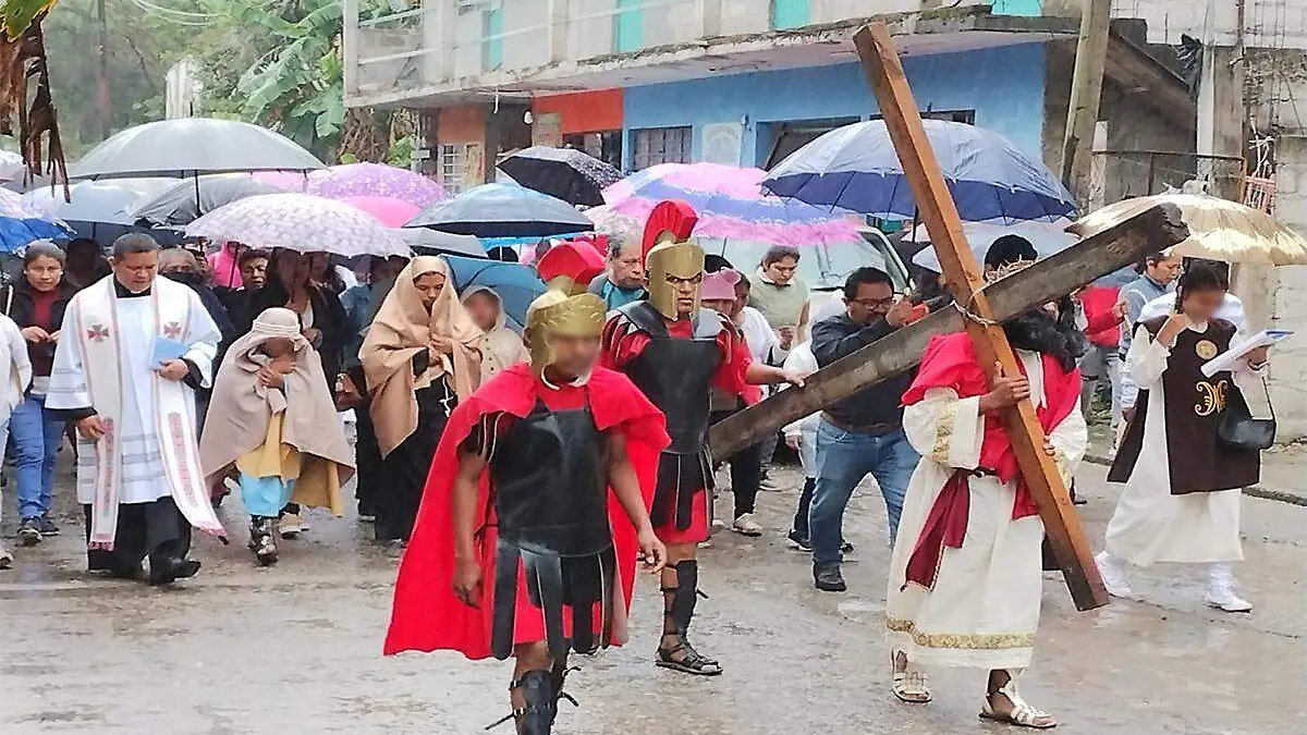 Vicacrucis en Papantla